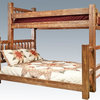 Twin over Full Bunk Bed in Lacquered Finish