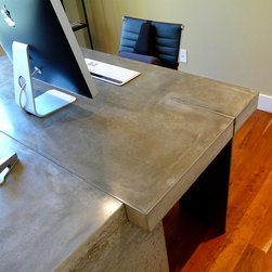 Concrete Interlocking Desks - Products