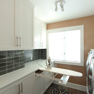 75 Beautiful Small Laundry Room With Laminate Countertops Pictures