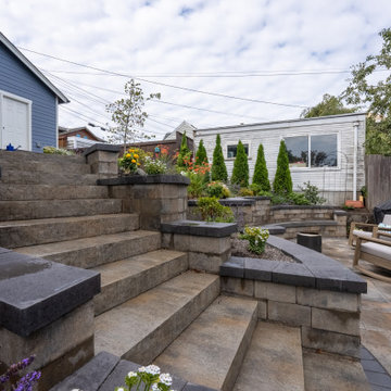 Sloped Backyard Relaxing Hideaway