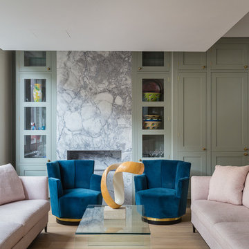 Grey Green Kitchen