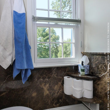New Window in Sharp Bathroom - Renewal by Andersen New Jersey / NYC