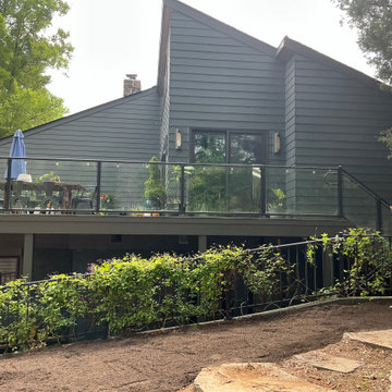 Conservation and rain gardens landscape