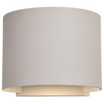 Access Lighting - Access Curve Bi-Directional Outdoor LED Wall Mount 20399LEDMGRND-WH, White - This Bi-Directional Outdoor LED Wall Mount from Access Lighting has a finish of White and fits in well with any Contemporary style decor.