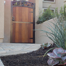 side yards, entry