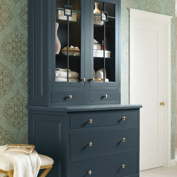 Diamond Cabinets: Blue Bathroom Vanity