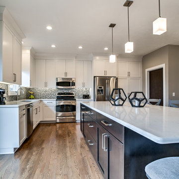 Open Concept Kitchen/ Living Room/ Dining Room in West Omaha