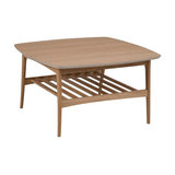 Woldstock Square Coffee Table, Natural Stained Oak