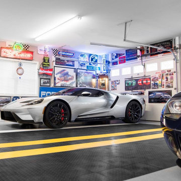 Cool Home Garage Floor Design - RACEDECK® Flooring