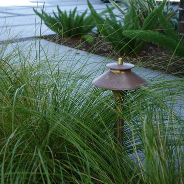 Modern Water-Side Landscape Remodel - Front Lawn Replaced, Novato, CA