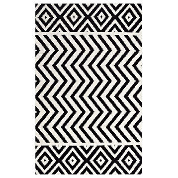 Modway Ailani 8' x 10' Area Rug in Black and White