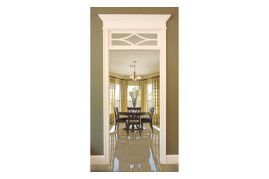 Inspiration for a transitional home design remodel in Raleigh