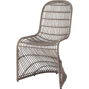 Groovy Rattan Chair (Set of 2) - Gray