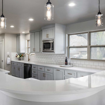 M-Streets Transitional Galley Kitchen Remodel