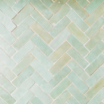 Tiles of Ezra - Bejmat FL006 in Aqua Interior by GABBE - www.gabbe.com.au