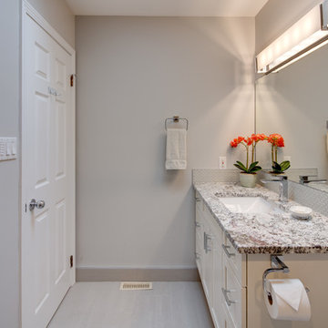 St. Albert Grey Stone Bathroom