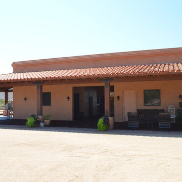 Horse barn and facilities on Happy Valley