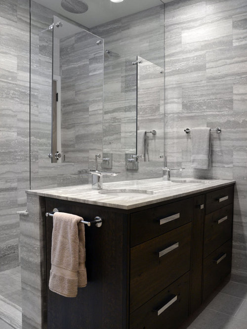 Shower Behind Vanity Ideas, Pictures, Remodel and Decor
