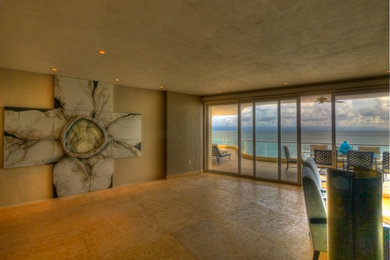 Inspiration for a large modern living room remodel in Denver