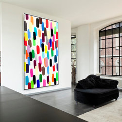 Jelly Bean #3, 2016, acrylic on canvas, 96" x 60" (243.8 x 152.4 cm) - Paintings