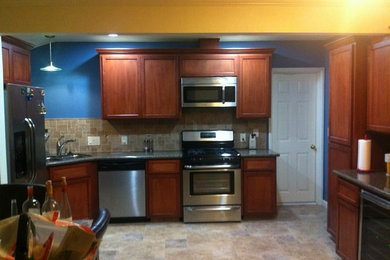 Elegant kitchen photo in Other