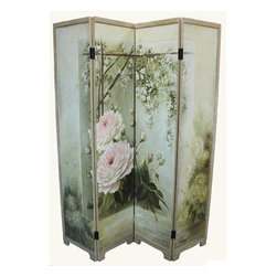 Japanese Garden Wall Screen - Screens And Room Dividers
