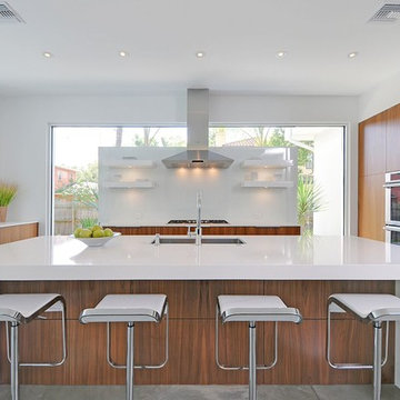 Modern Walnut Kitchen