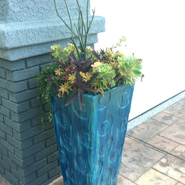 Succulent Splendor in Eastside Costa Mesa - Part I - The Front - Before & After