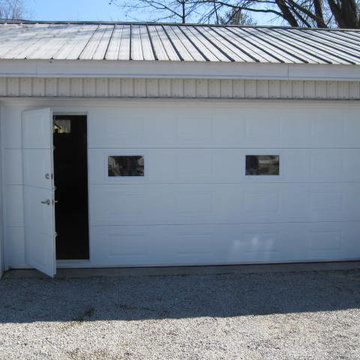 Classic Raised Panel WalkThru Garage Door