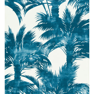 Palm Print, Turquoise