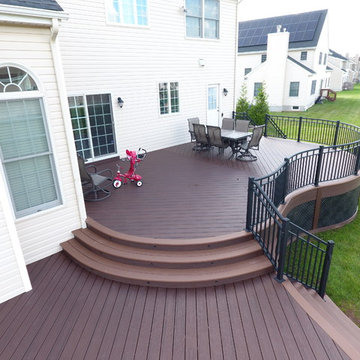 Sharp curved custom deck