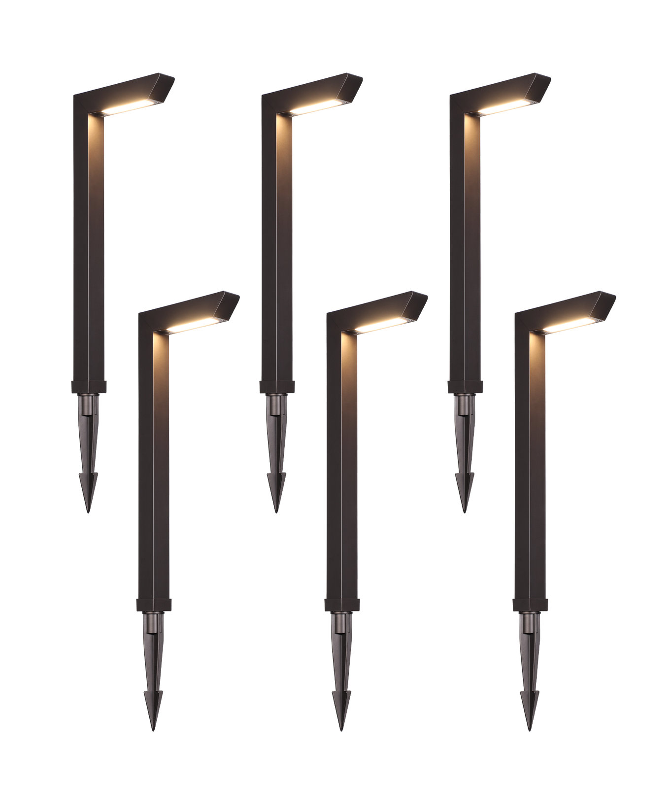 Cls Path Light 6 Pack 5CCT LED Low Voltage Landscape Pathway Ligh, CRI90 ETL Listed ...
