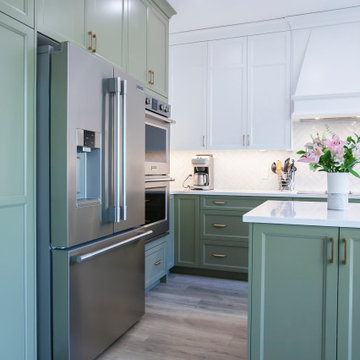 Rich Green Kitchen