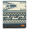 Ultra Soft Blue Tone Southwest Handmade Blanket