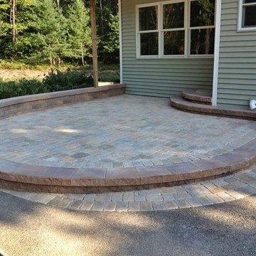 Paver and Block Entryway
