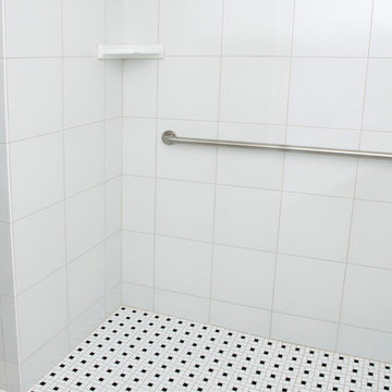 ADA Compliant Bathroom With Wheelchair Accessible Shower