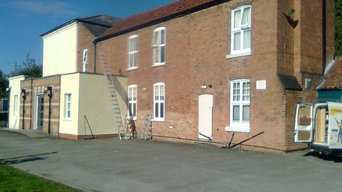 Exterior repainting of The Southwell Baptist Church