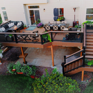 Upgraded second story deck in Littleton, Colorado
