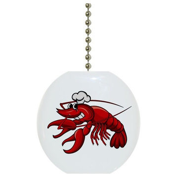 Lobster Chef Ceiling Fan Pull