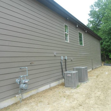 James Hardie Timber Bark Lap + Board & Batten Siding | Creve Coeur, MO. (63141)