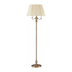 Cal Lighting 6-Way Floor Lamp, Antique Brass