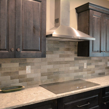 Rustic Maple with Smoke Stain and Ebony Glazing
