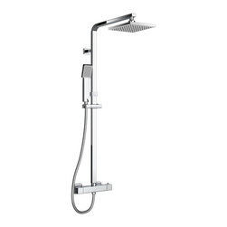Lamia Thermostatic Double Head Shower Set - Showerheads And Body Sprays