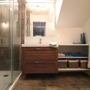 De salle d'eau à salle de bain