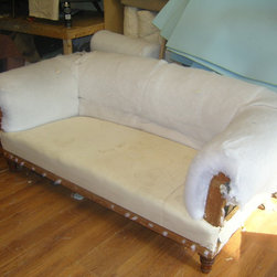 chesterfield sofa, designers guild fabric 'duck velvet' - Products
