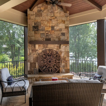 Lake Oconee Outdoor Grill Area