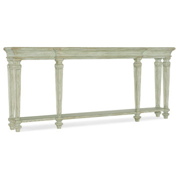 Hooker Furniture 5961-80161-CONSOLE Traditions 78"W Wood Console - Pistachio