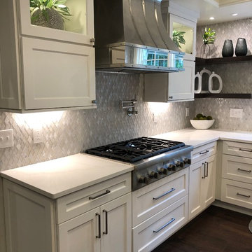 Modern-Rustic-Glam kitchen