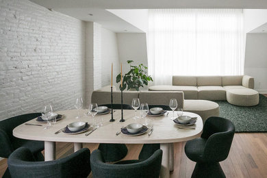 Dining room - modern dining room idea