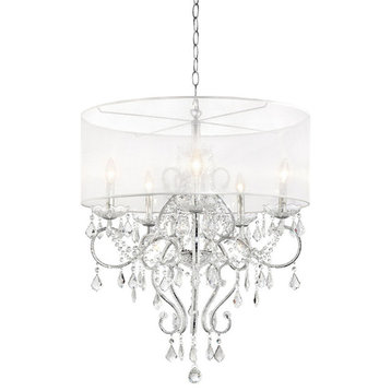 31.5" Evangelia Crystal Ceiling Lamp